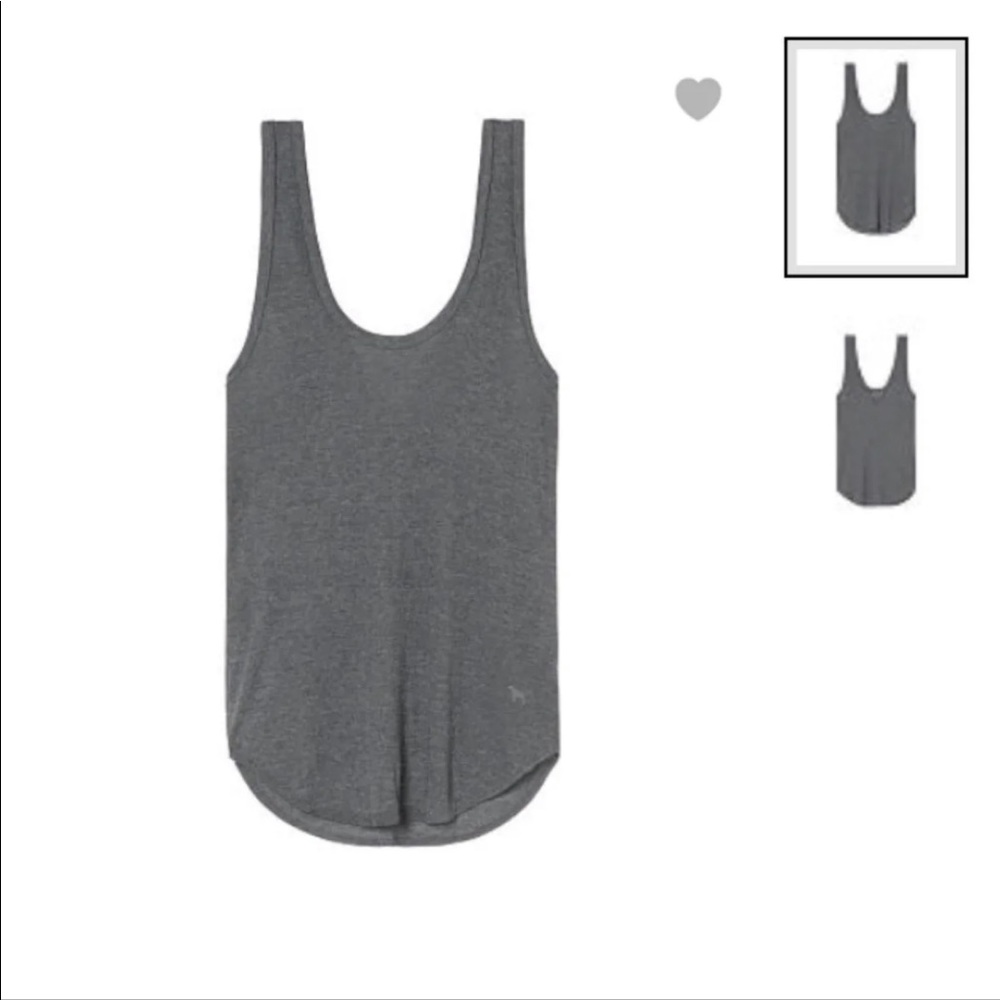 Vs pink low back tank top